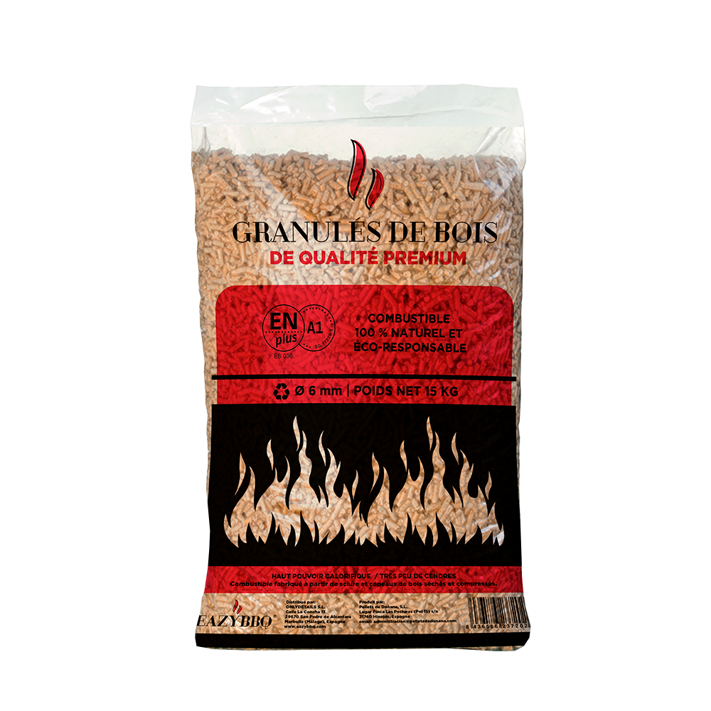 WOOD PELLETS PREMIUM QUALITY / A1 15 kg – EAZYBBQ